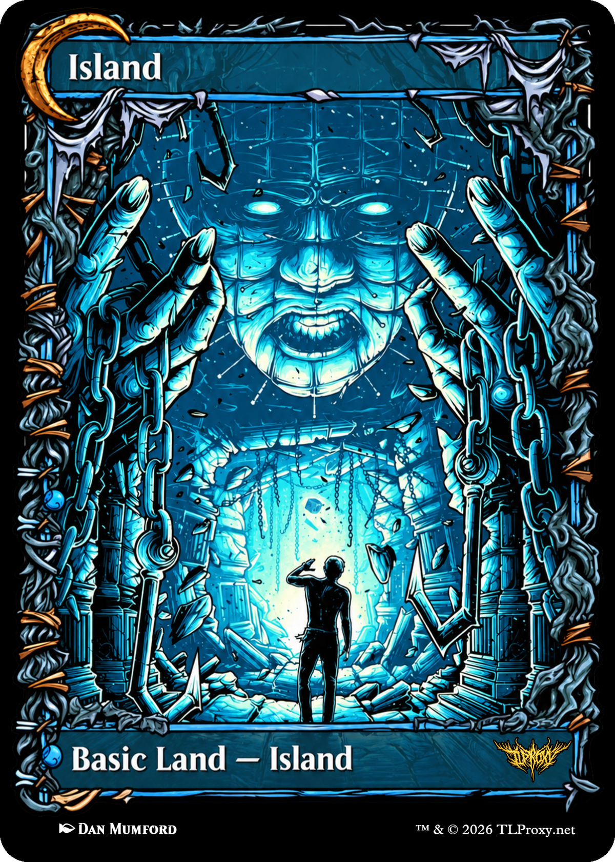 Basic Land - Island (Hellraiser)