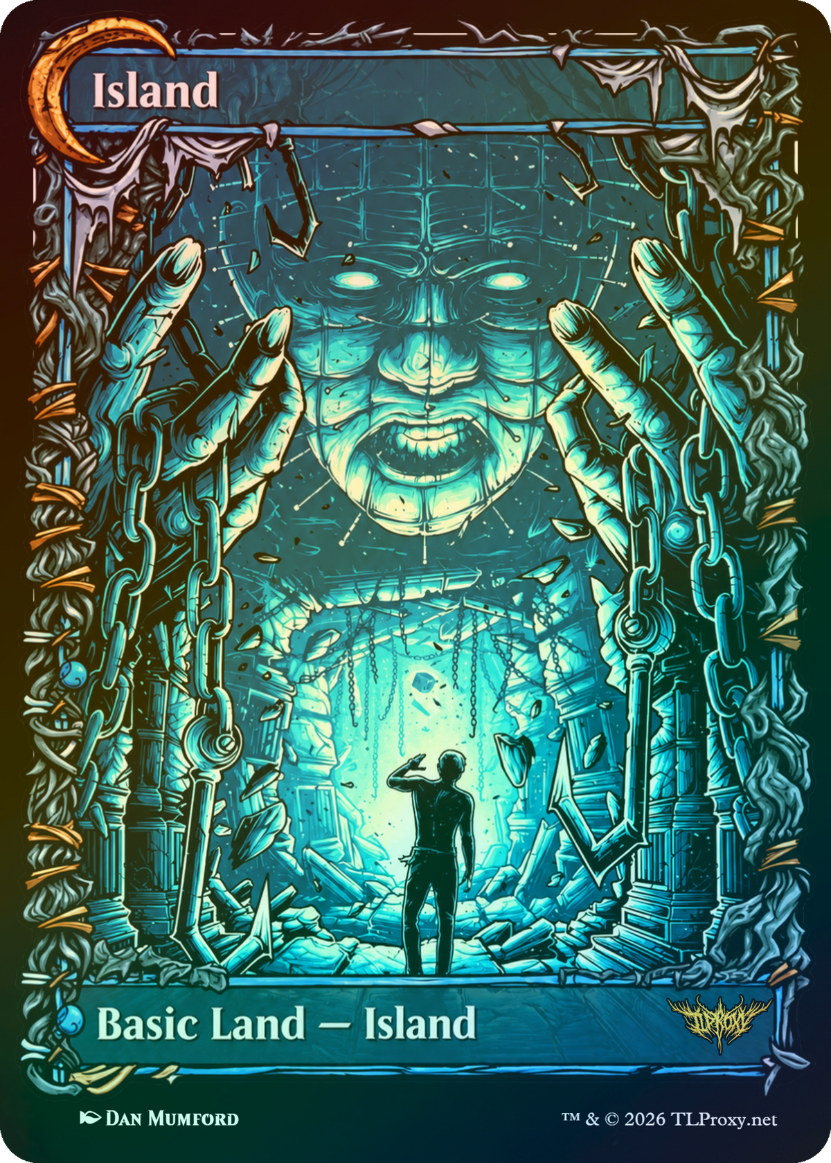 Basic Land - Island (Hellraiser)