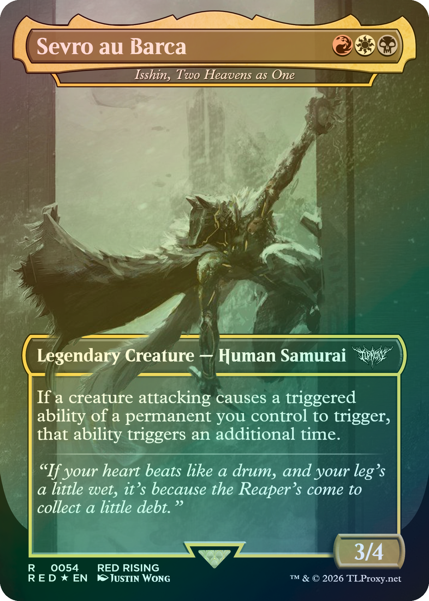 Isshin, Two Heavens as One (Sevro au Barca) V2