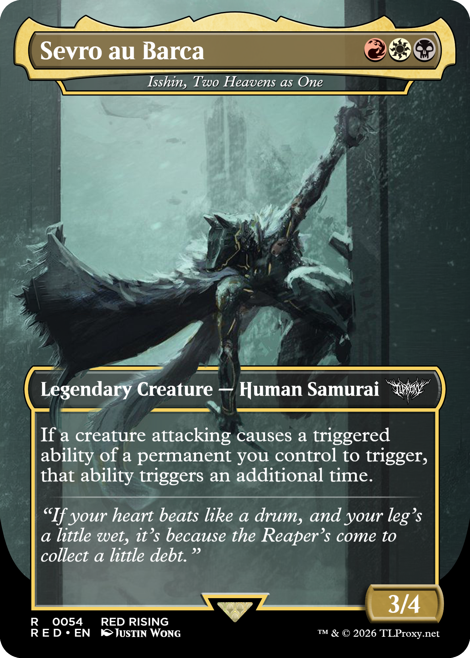 Isshin, Two Heavens as One (Sevro au Barca) V2
