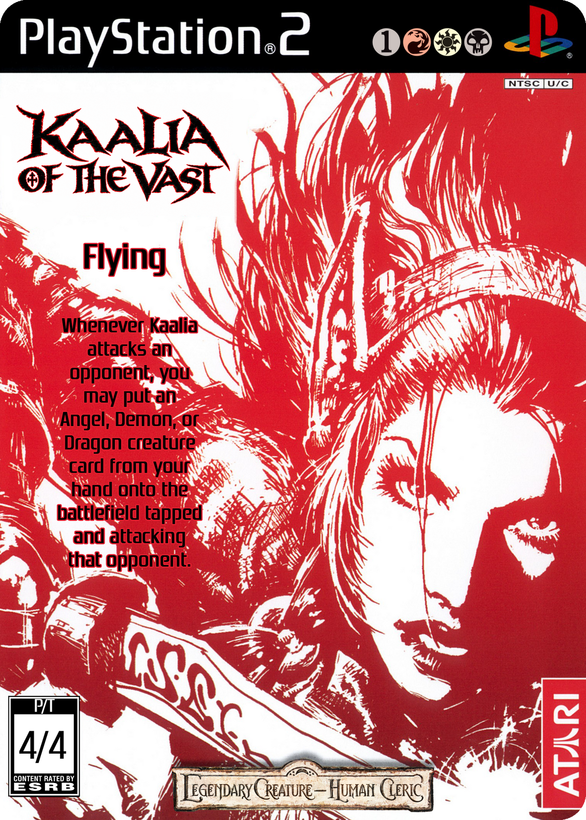 Kaalia of the Vast (Forgotten Realms: Demon Stone PS2 Cover)