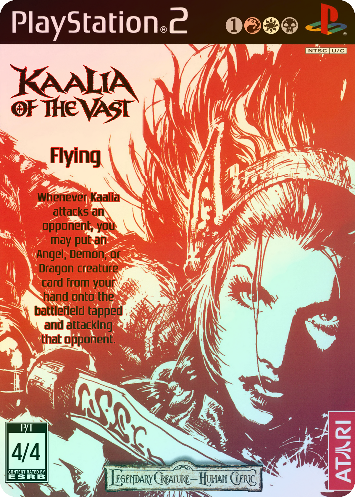 Kaalia of the Vast (Forgotten Realms: Demon Stone PS2 Cover)