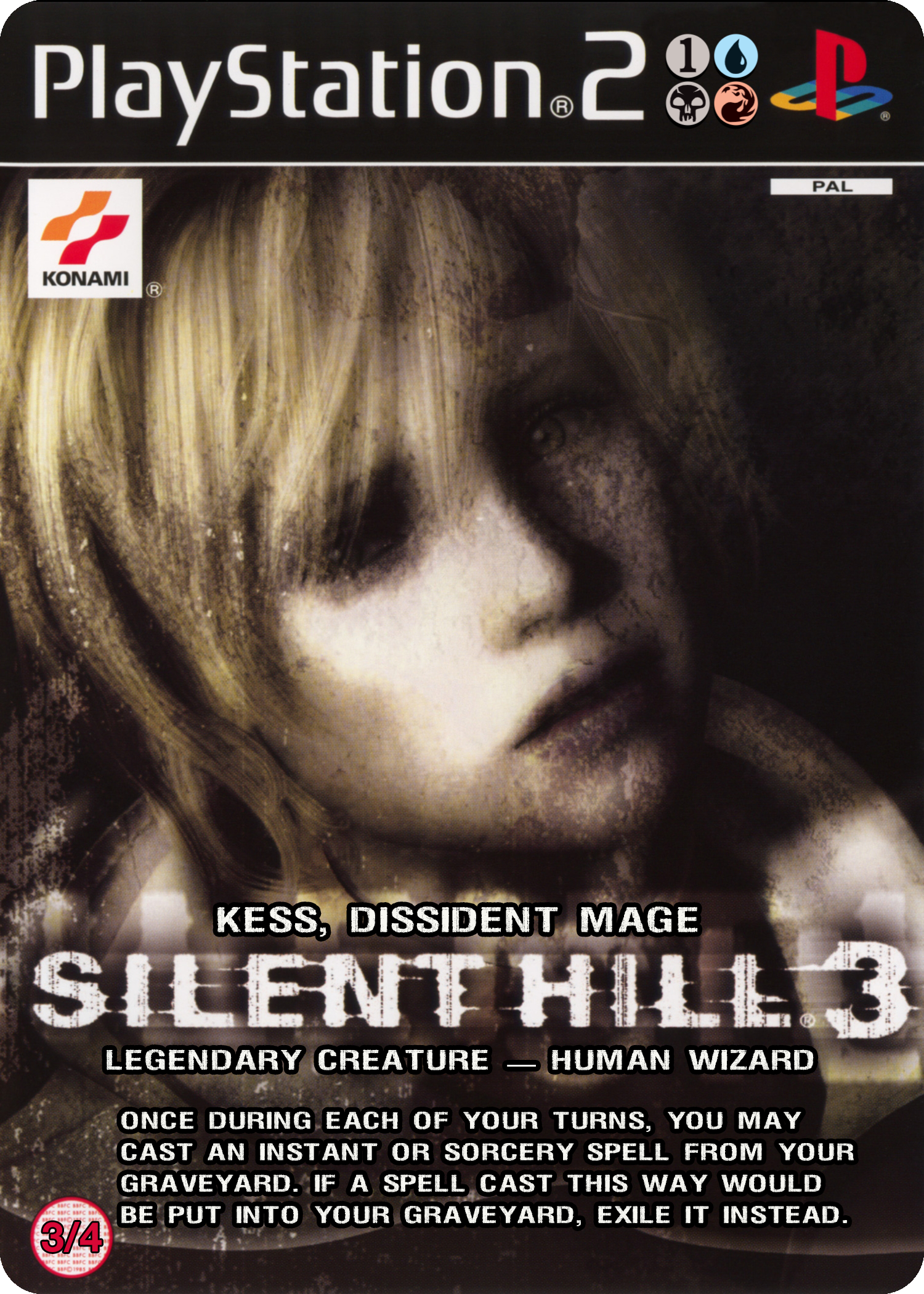 Kess, Dissident Mage (Silent Hill 3 PS2 Cover V1)