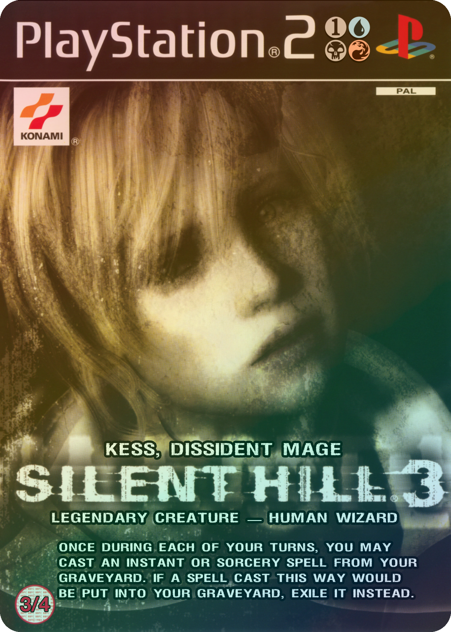 Kess, Dissident Mage (Silent Hill 3 PS2 Cover V1)