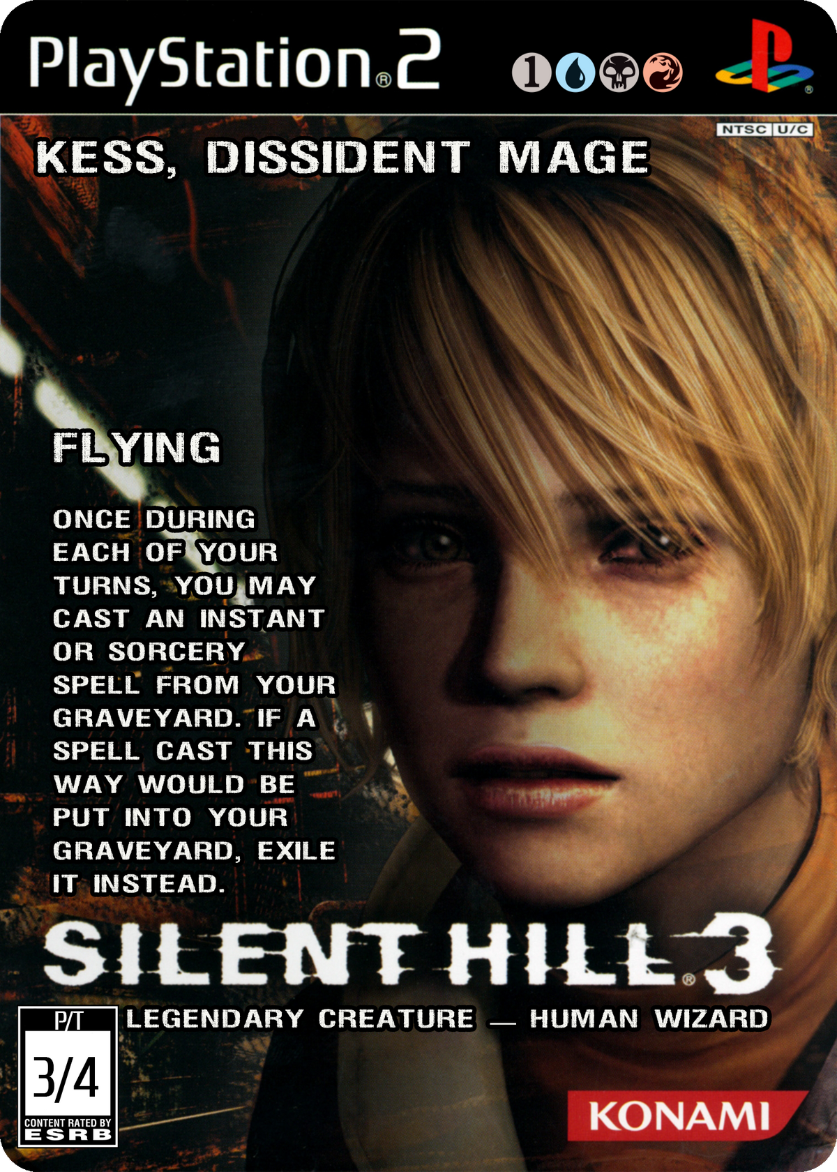 Kess, Dissident Mage (Silent Hill 3 PS2 Cover V2)