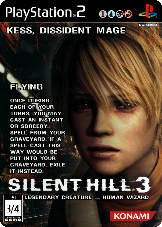 Kess, Dissident Mage (Silent Hill 3 PS2 Cover V2)
