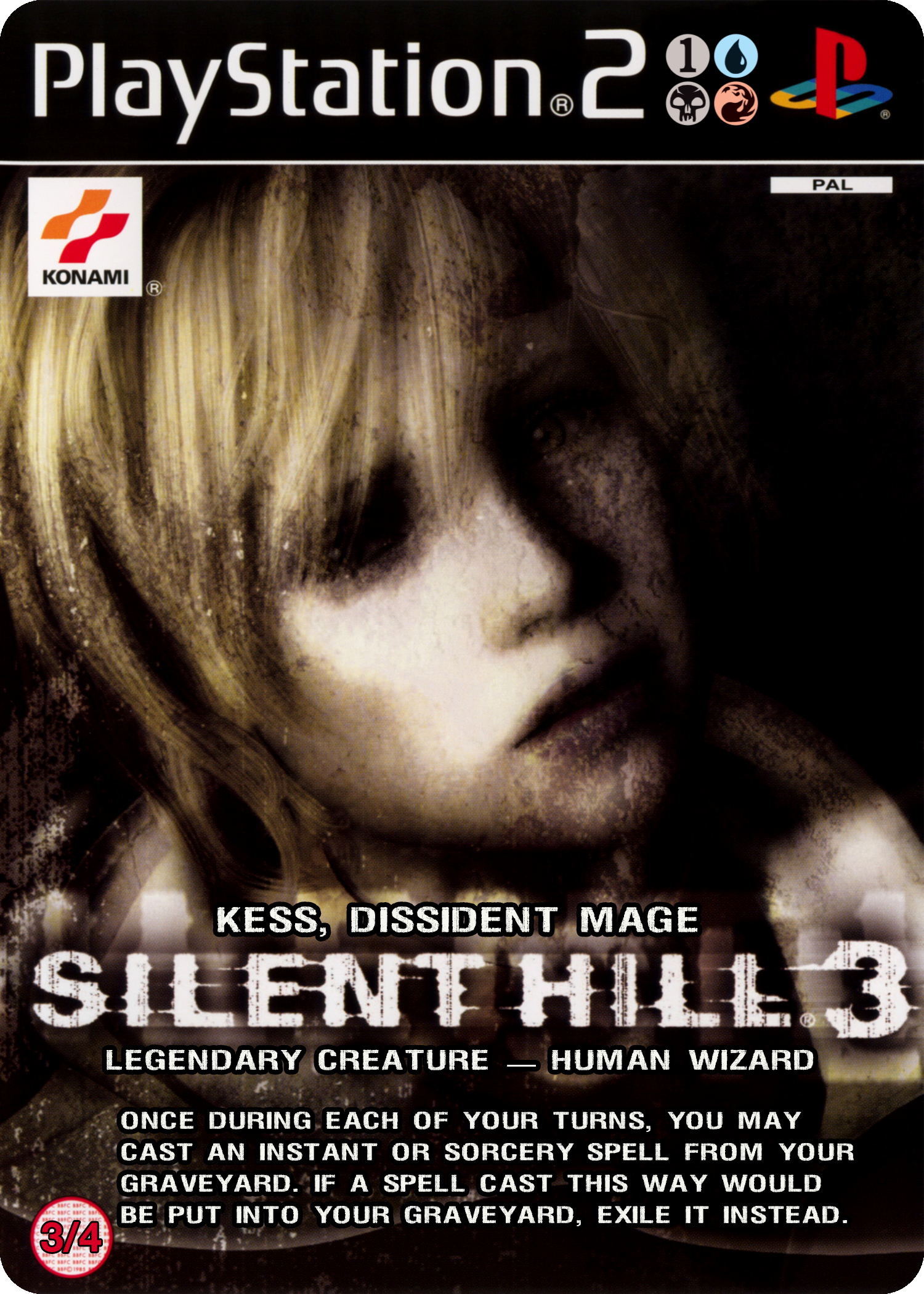 Kess, Dissident Mage (Silent Hill 3 PS2 Cover V1)