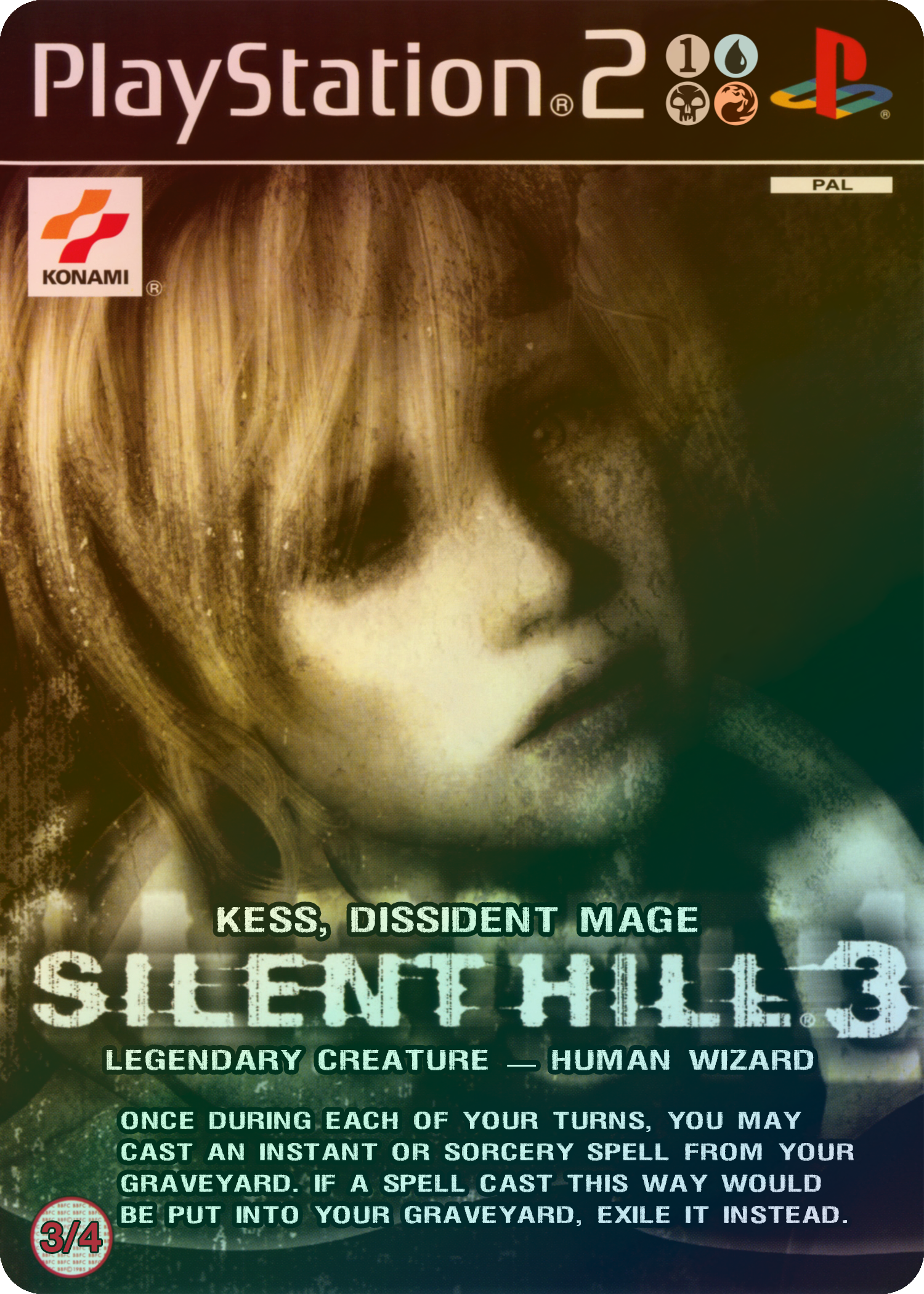 Kess, Dissident Mage (Silent Hill 3 PS2 Cover V1)