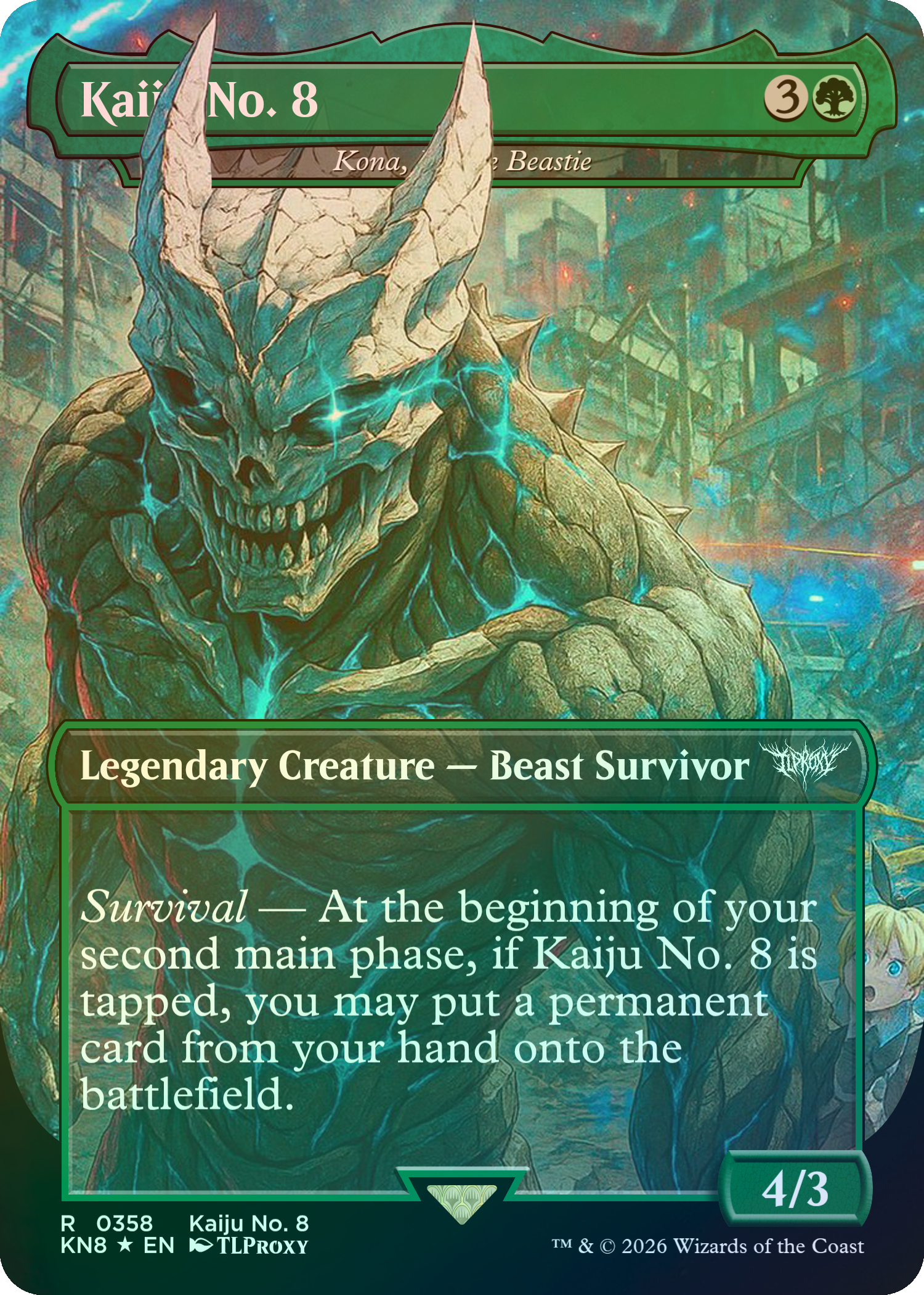 Kona, Rescue Beast (Borderless) (Kaiju No. 8)