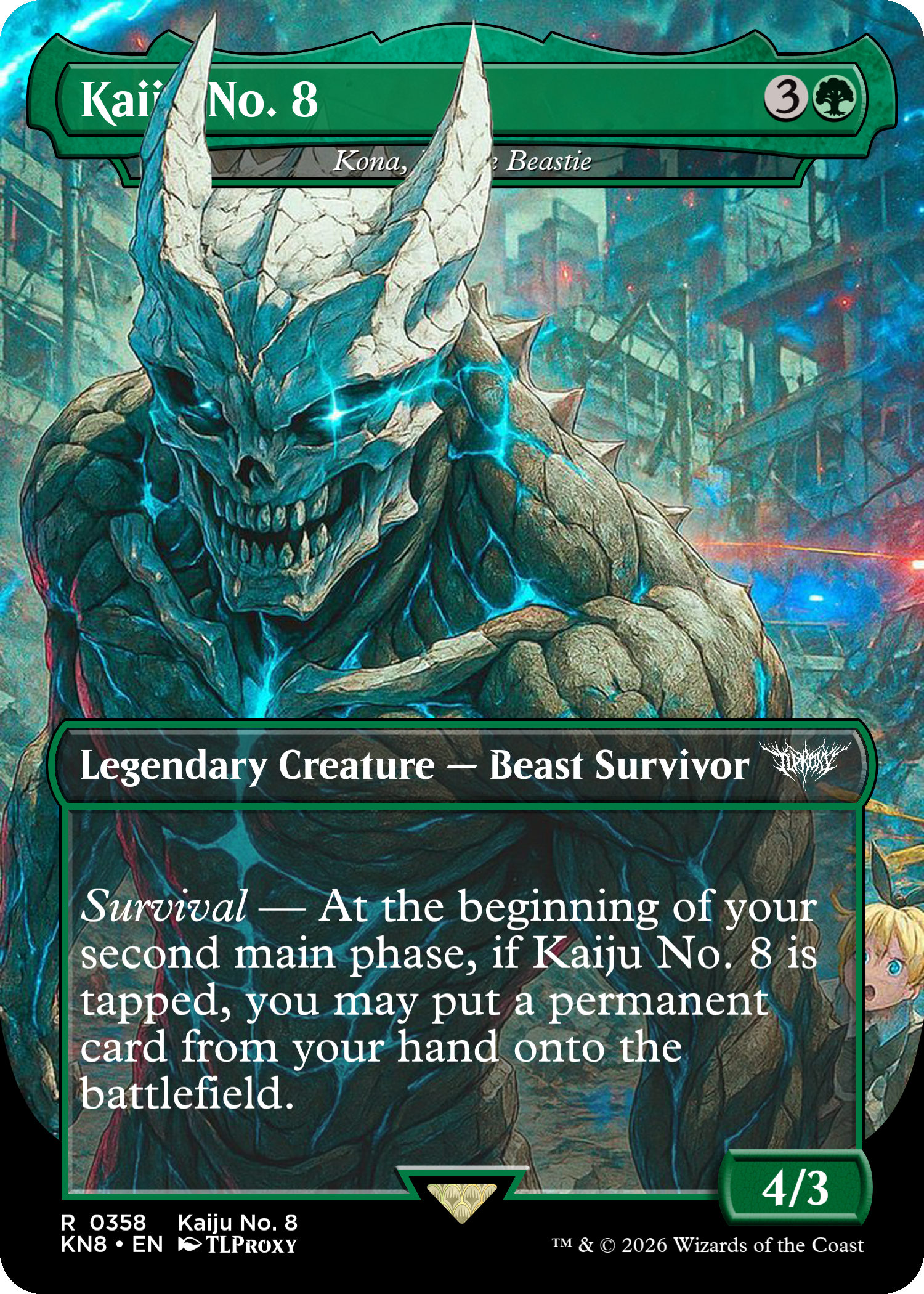 Kona, Rescue Beast (Borderless) (Kaiju No. 8)