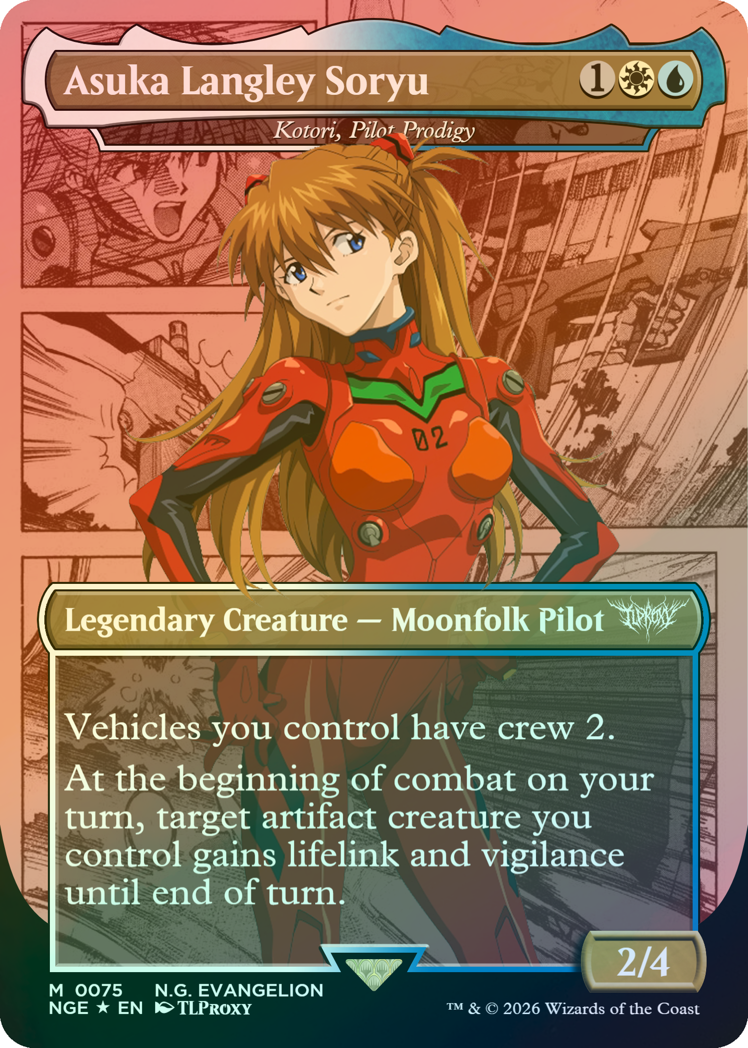 Kotori, Pilot Prodigy (Asuka Langley Soryu) (Borderless)