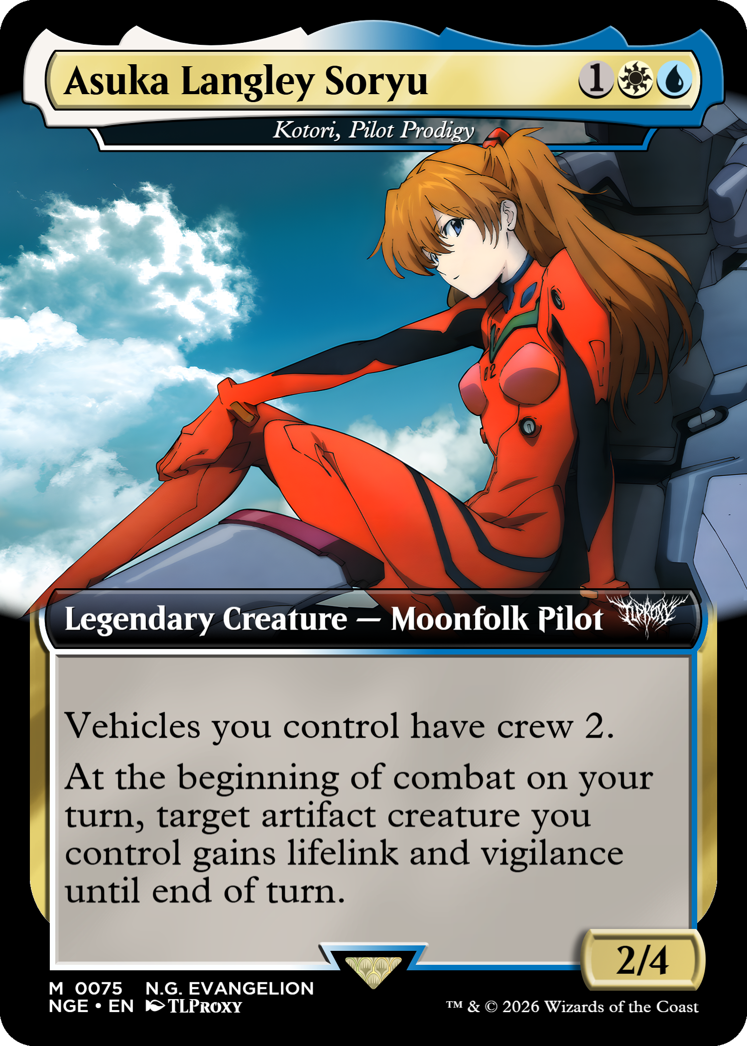 Kotori, Pilot Prodigy (Asuka Langley Soryu) (Extended Art)