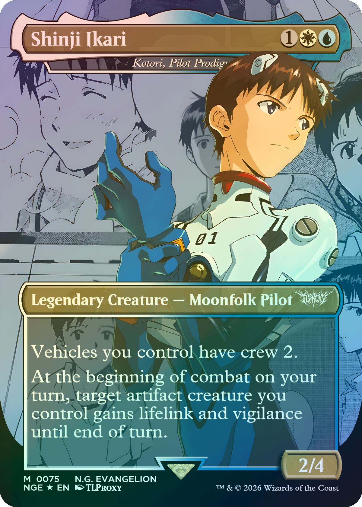 Kotori, Pilot Prodigy (Shinji Ikari) (Borderless)