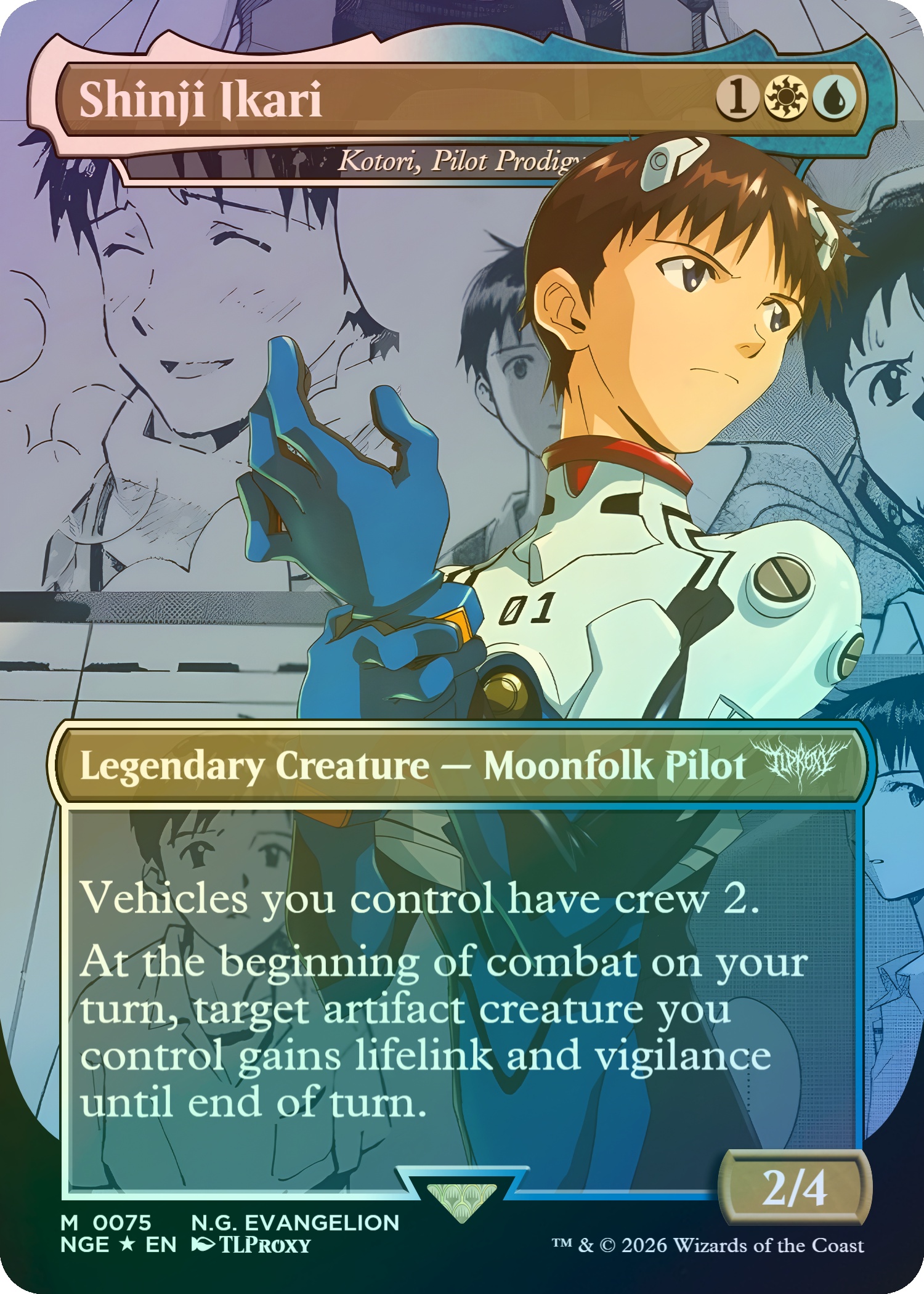Kotori, Pilot Prodigy (Shinji Ikari) (Borderless)