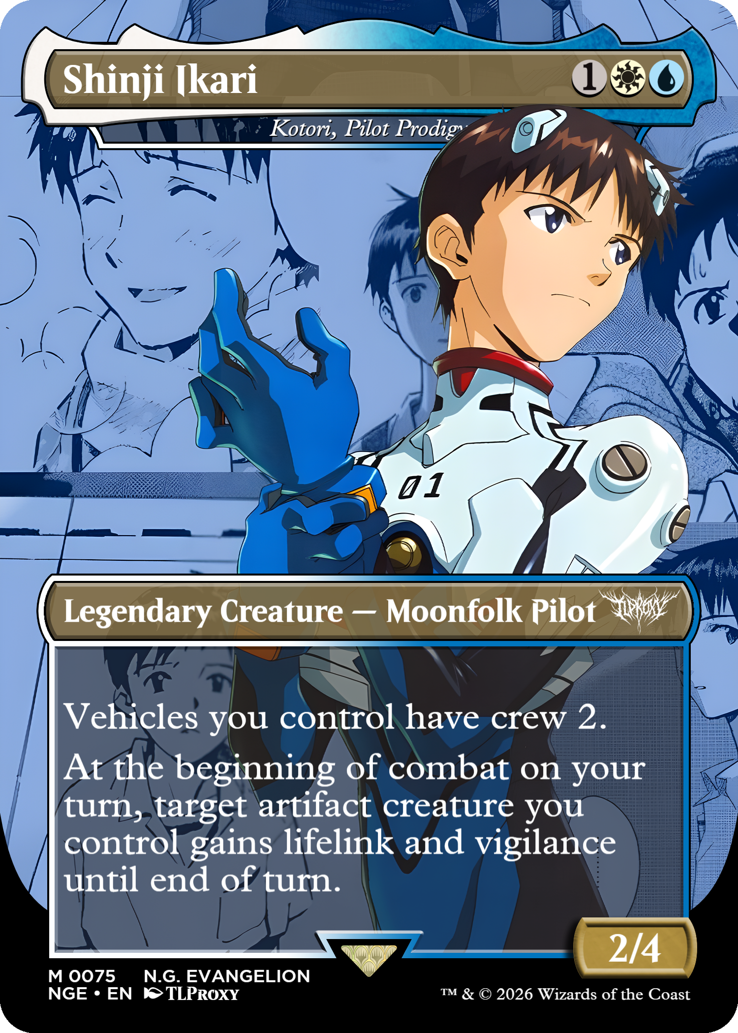 Kotori, Pilot Prodigy (Shinji Ikari) (Borderless)