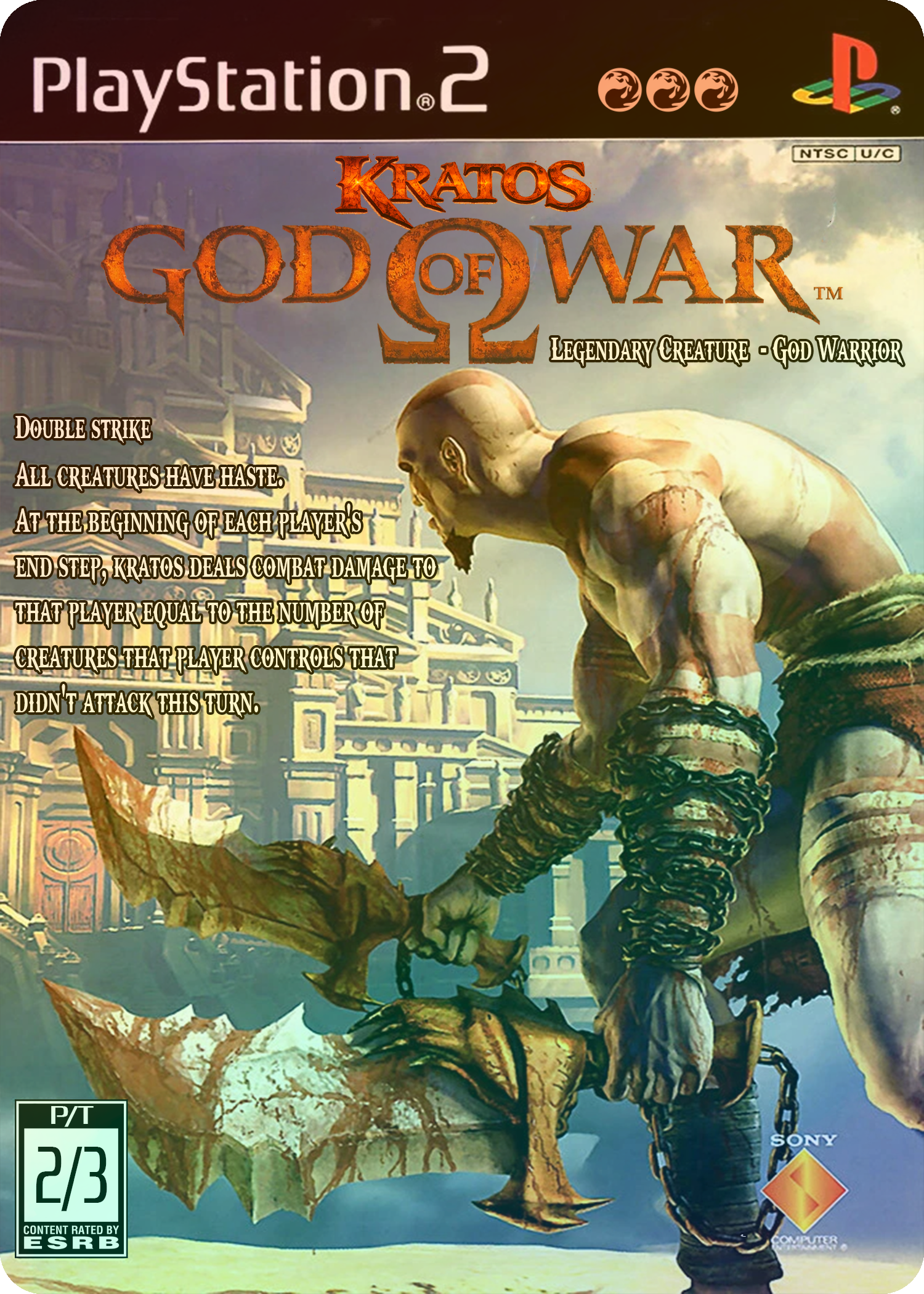 Kratos, God of War (NTSC) (God of War- PS2)