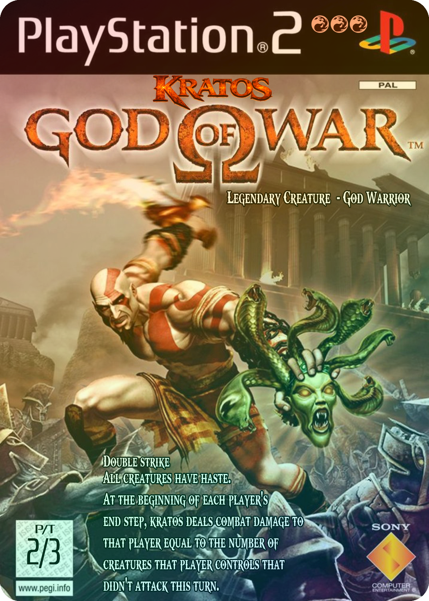 Kratos, God of War (PAL) (God of War- PS2)