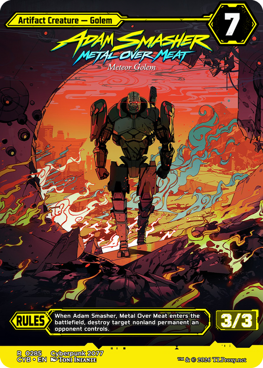 Meteor Golem (Adam Smasher, Metal Over Meat)
