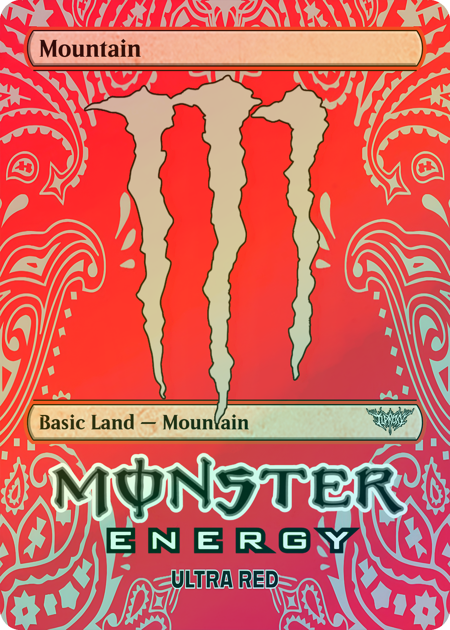 Basic Mountain (Monster Ultra Red Flavor)
