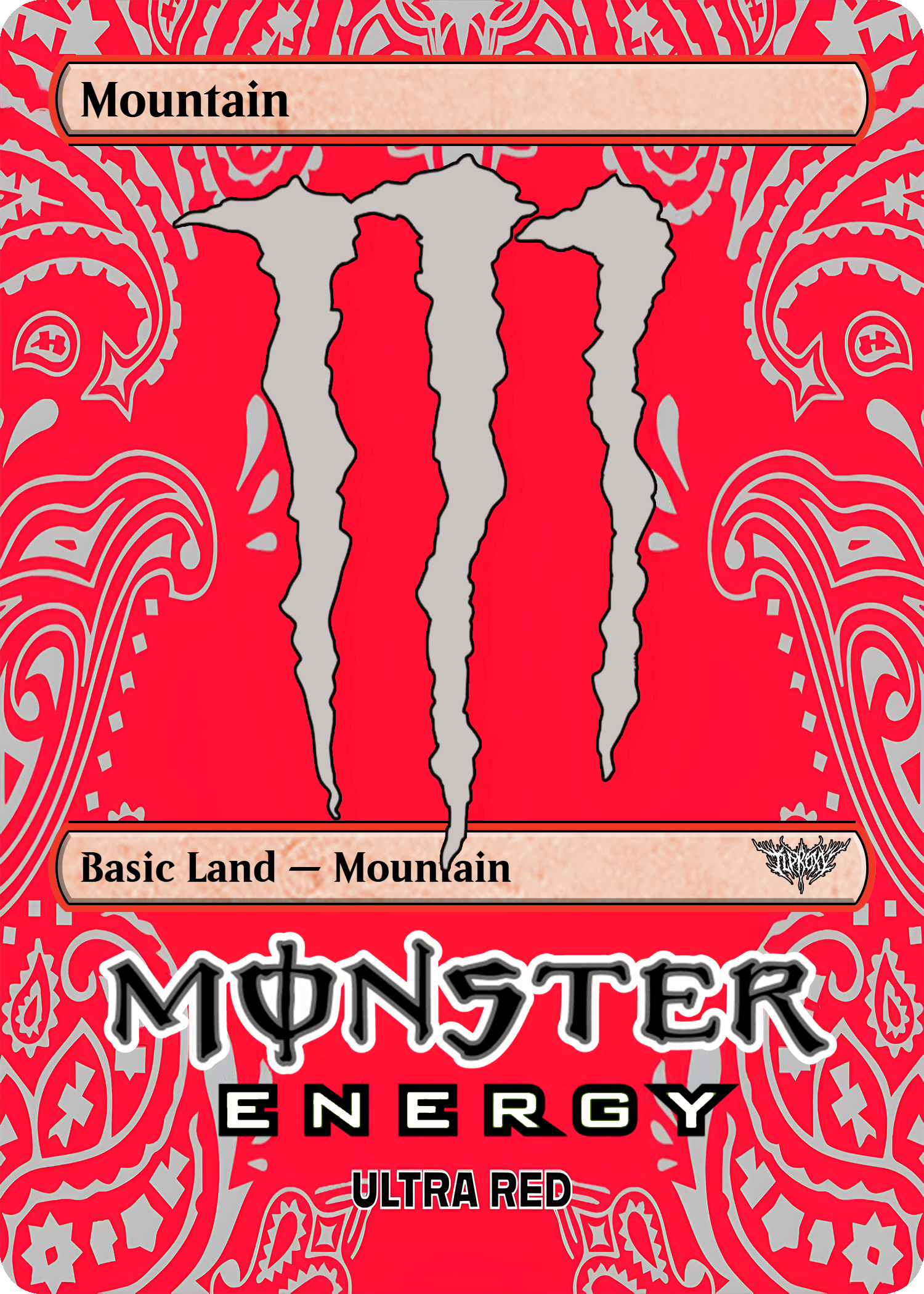 Basic Mountain (Monster Ultra Red Flavor)