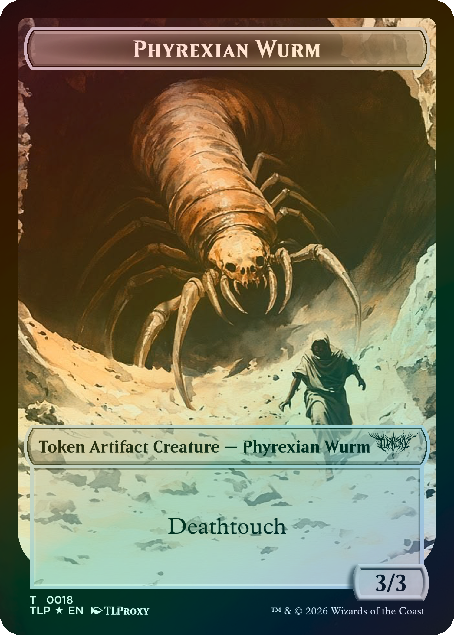 Phyrexian Wurm (Deathtouch 3/3)