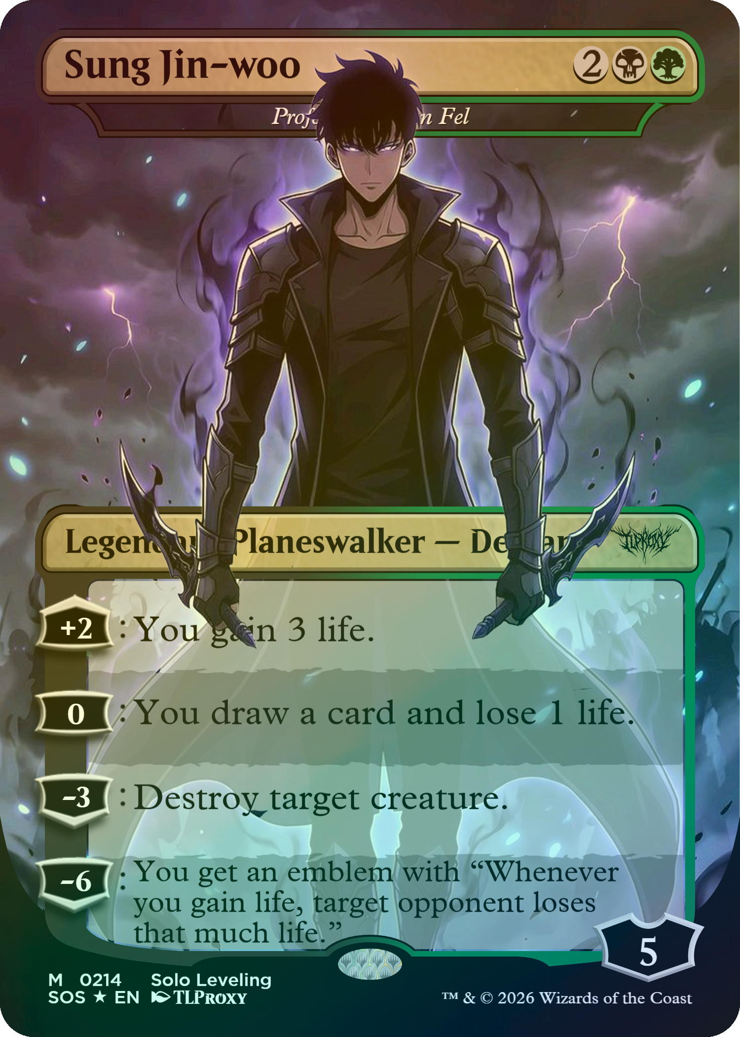 Professor Dellian Fel (Sung Jin-woo) (Solo Leveling)