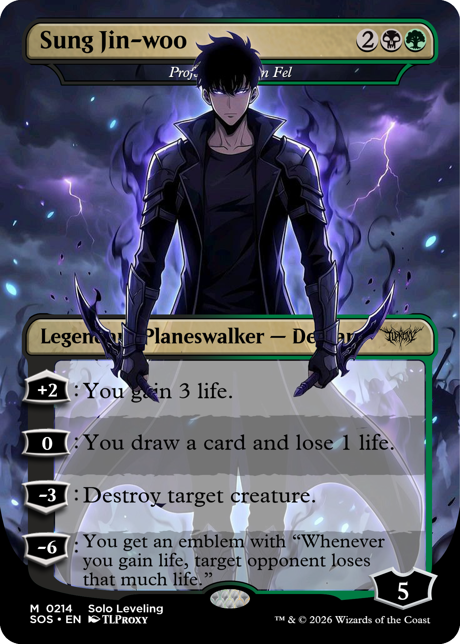 Professor Dellian Fel (Sung Jin-woo) (Solo Leveling)