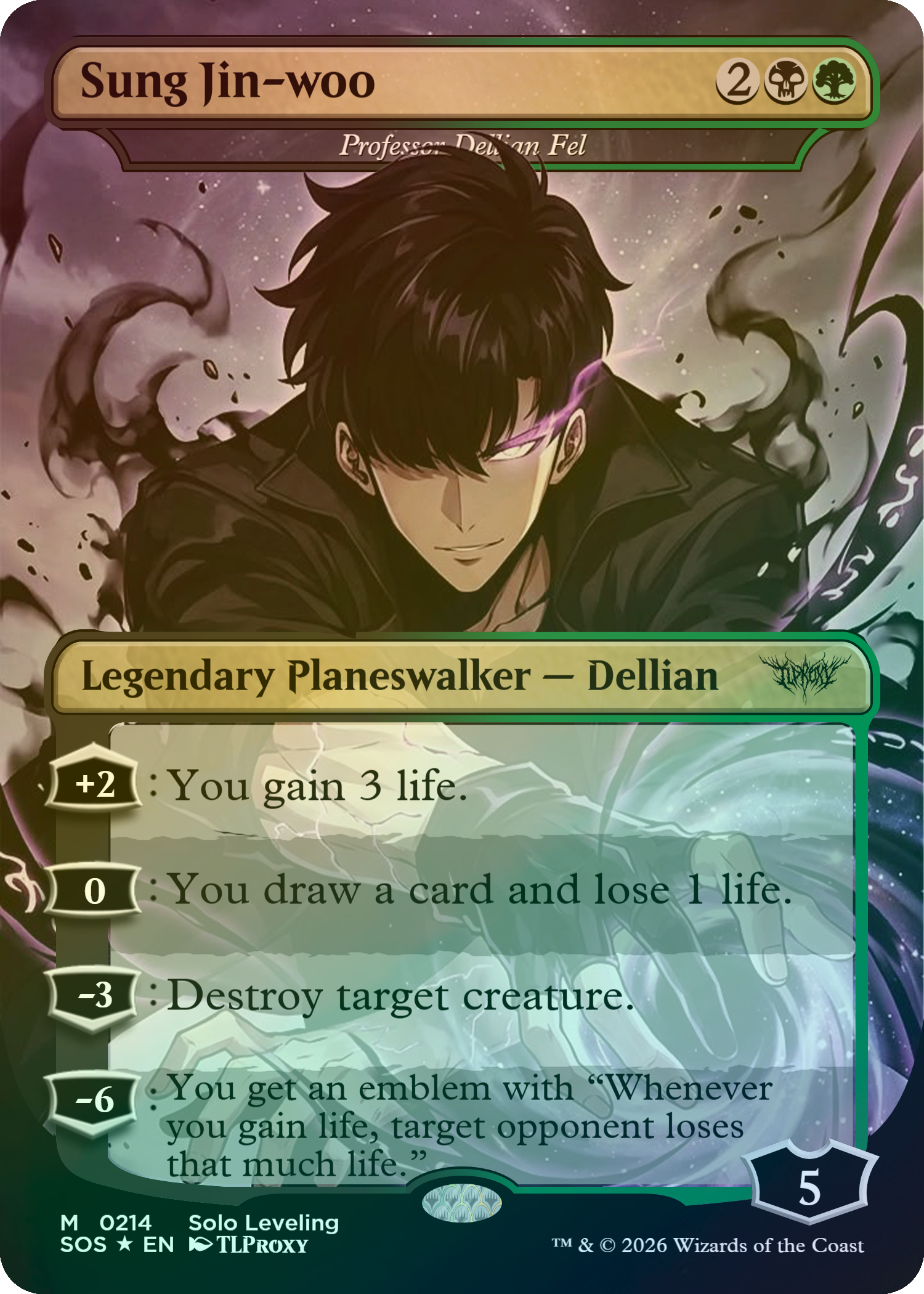 Professor Dellian Fel (Sung Jin-woo) (Solo Leveling)