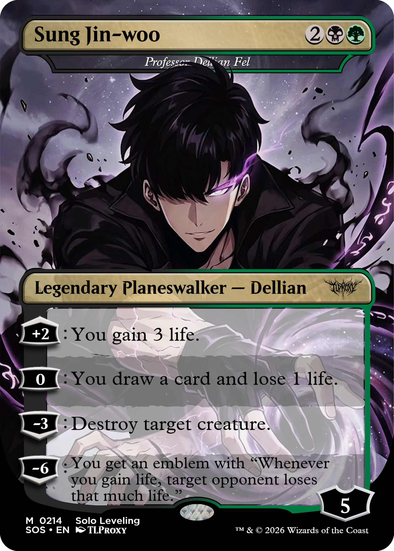 Professor Dellian Fel (Sung Jin-woo) (Solo Leveling)