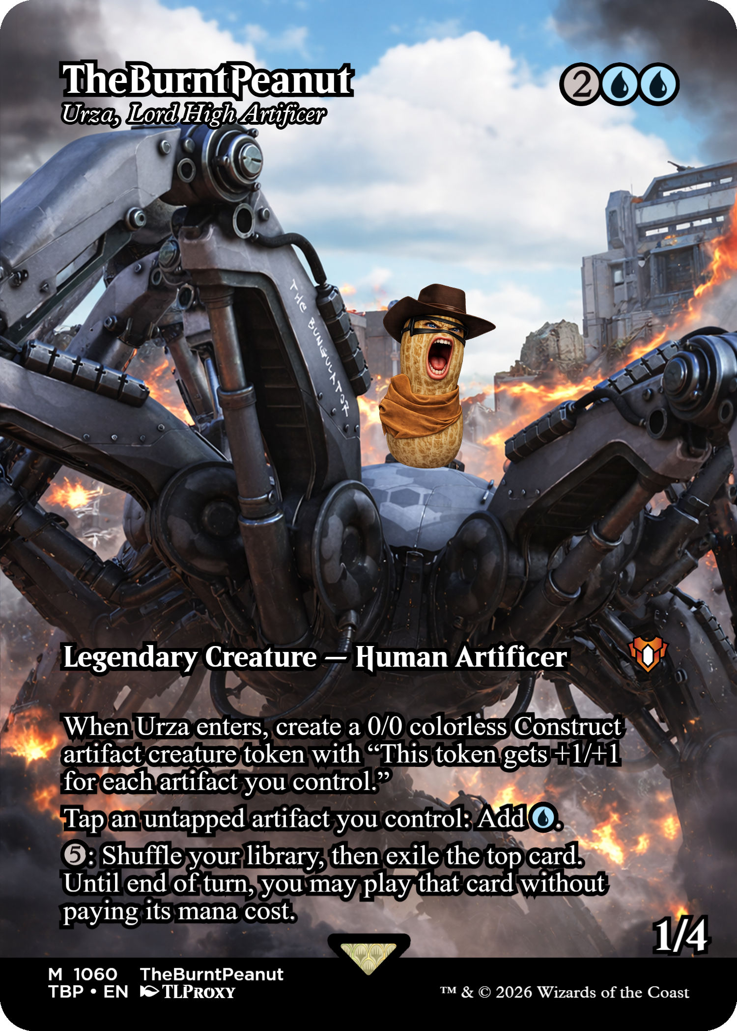 Urza, Lord High Artificer (Japan Showcase) (TheBurntPeanut)