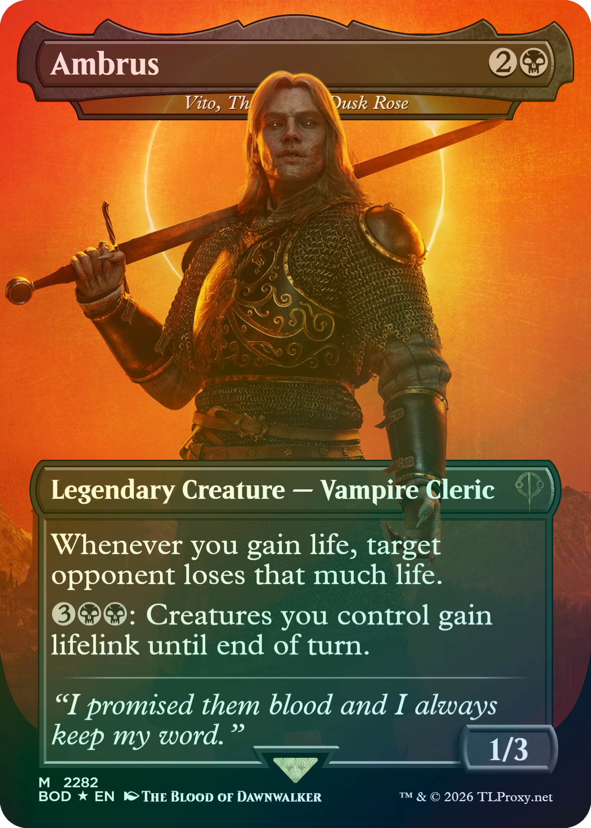 Vito, Thorn of the Dusk Rose (Ambrus)