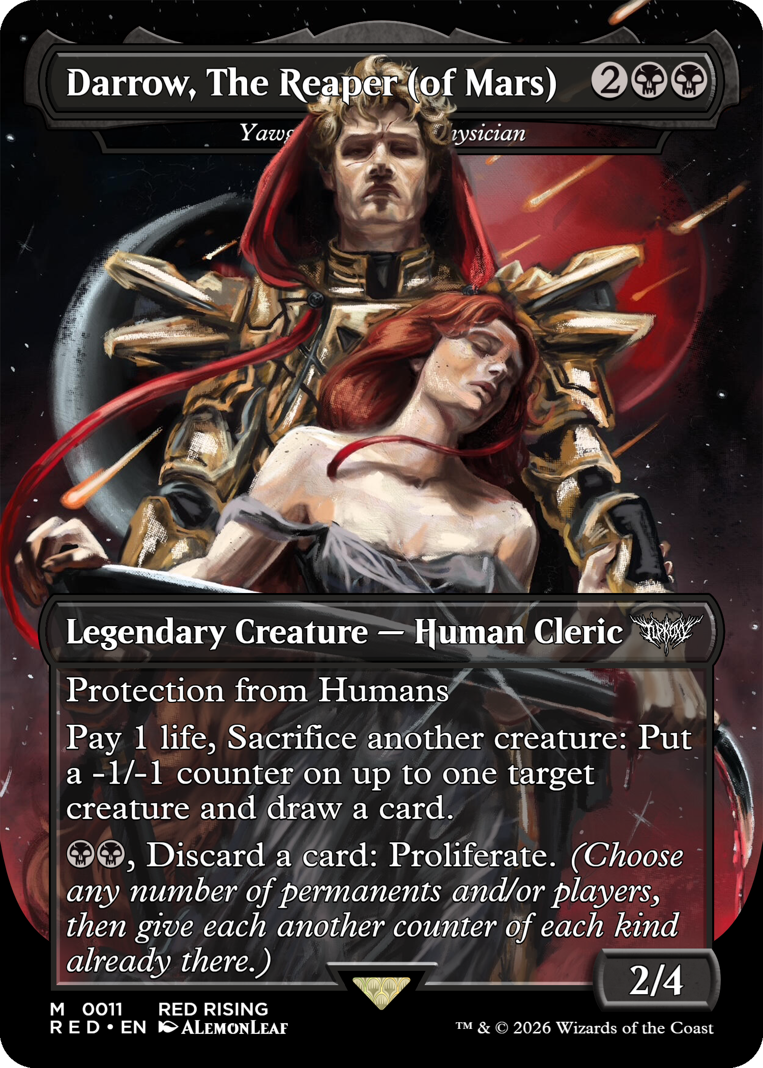 Darrow, The Reaper (of Mars) (Yawgmoth, Thran Physician)
