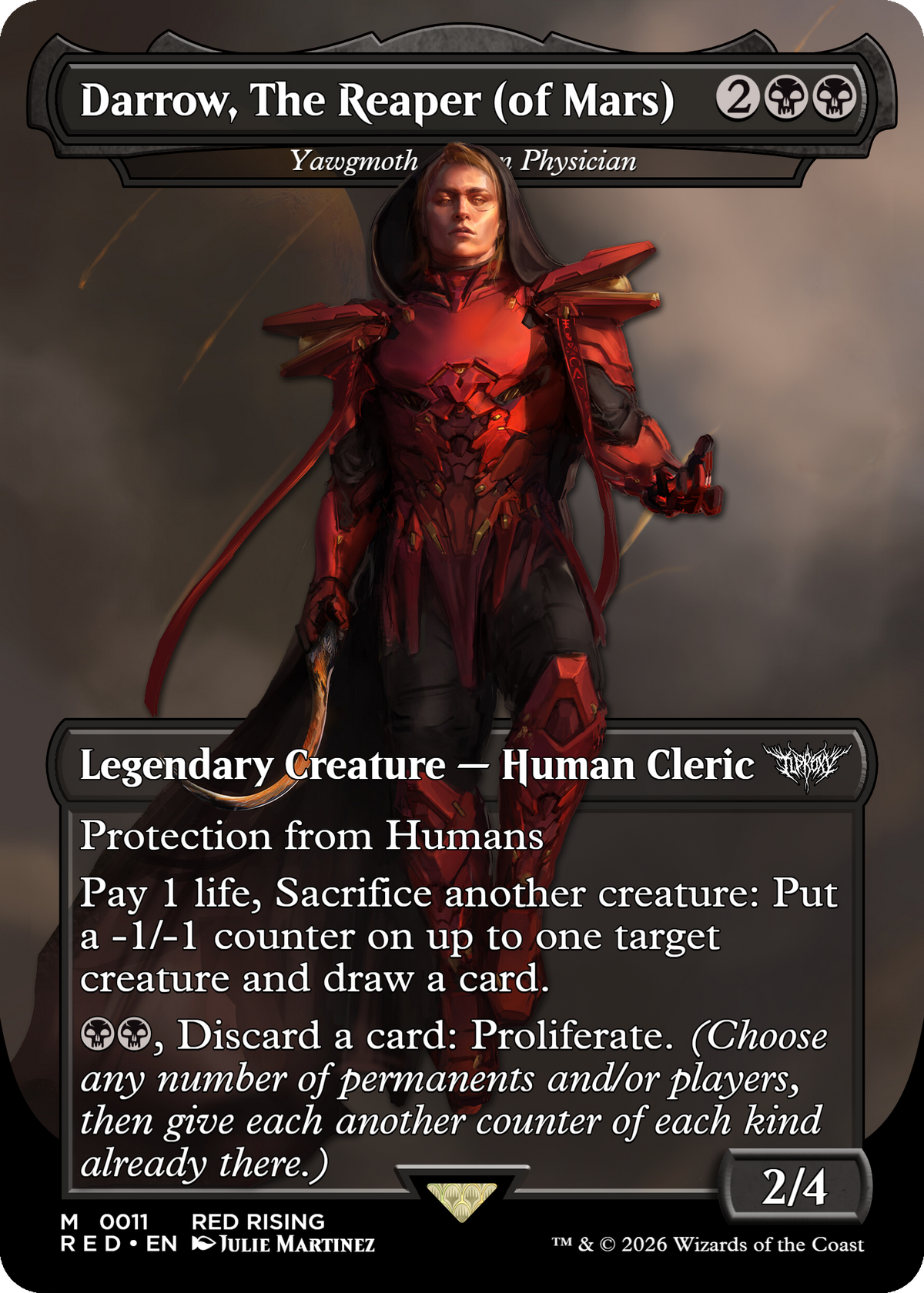 Darrow, The Reaper (of Mars) V2 (Yawgmoth, Thran Physician)