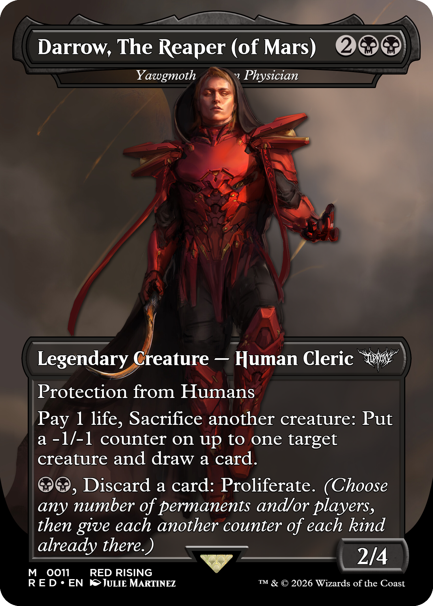 Darrow, The Reaper (of Mars) V2 (Yawgmoth, Thran Physician)
