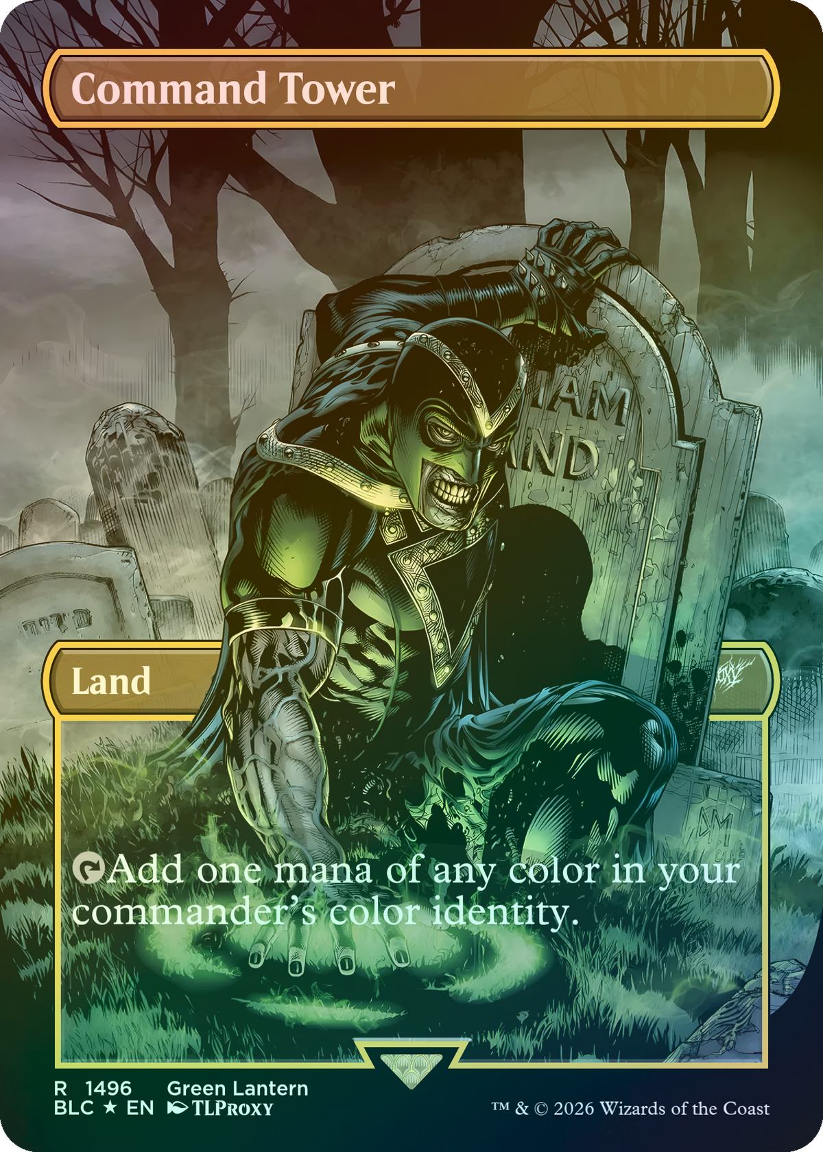 Command Tower (Black Lantern Corp) (Green Lantern)