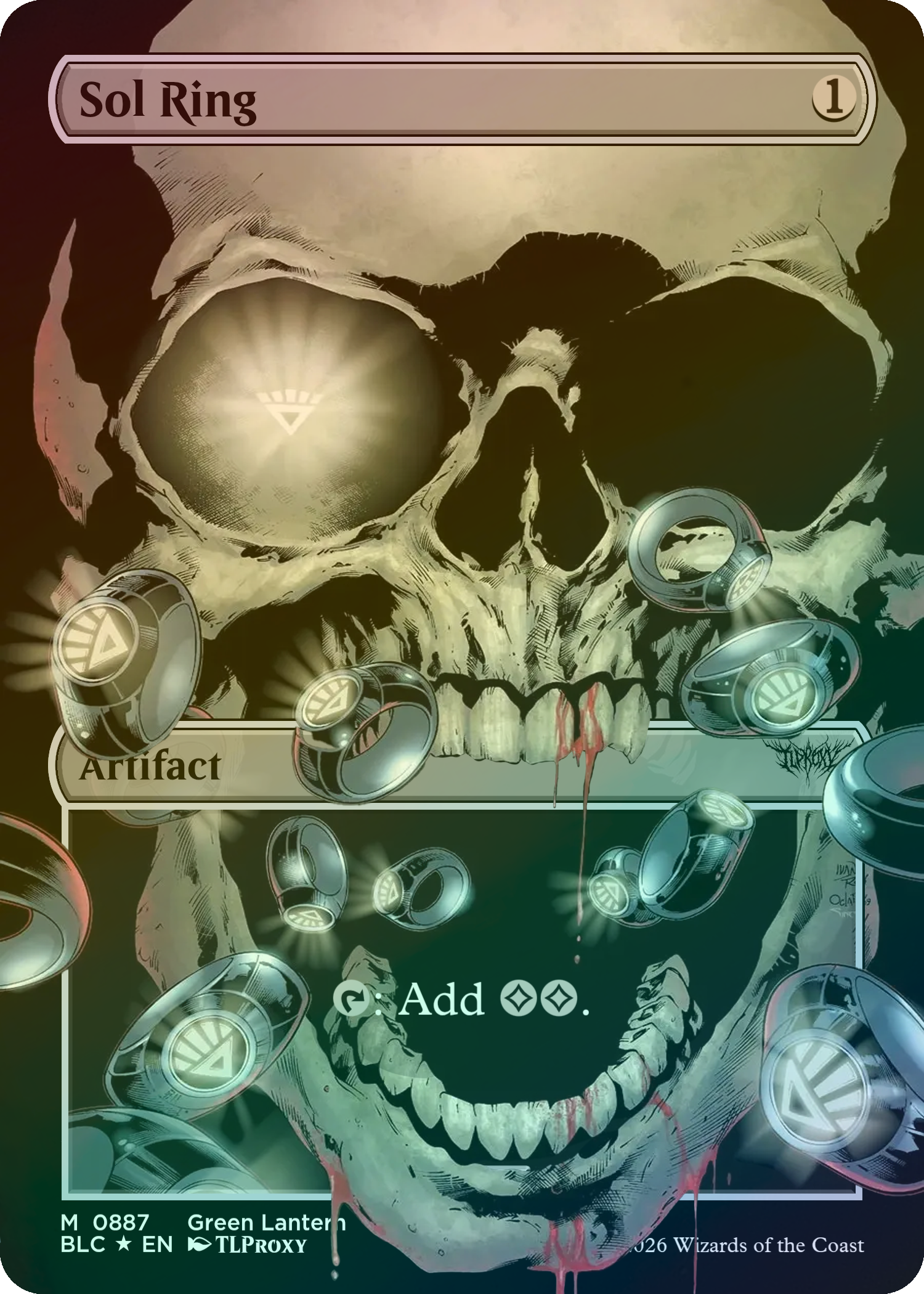 Sol Ring (Black Lantern Corp) (Green Lantern)