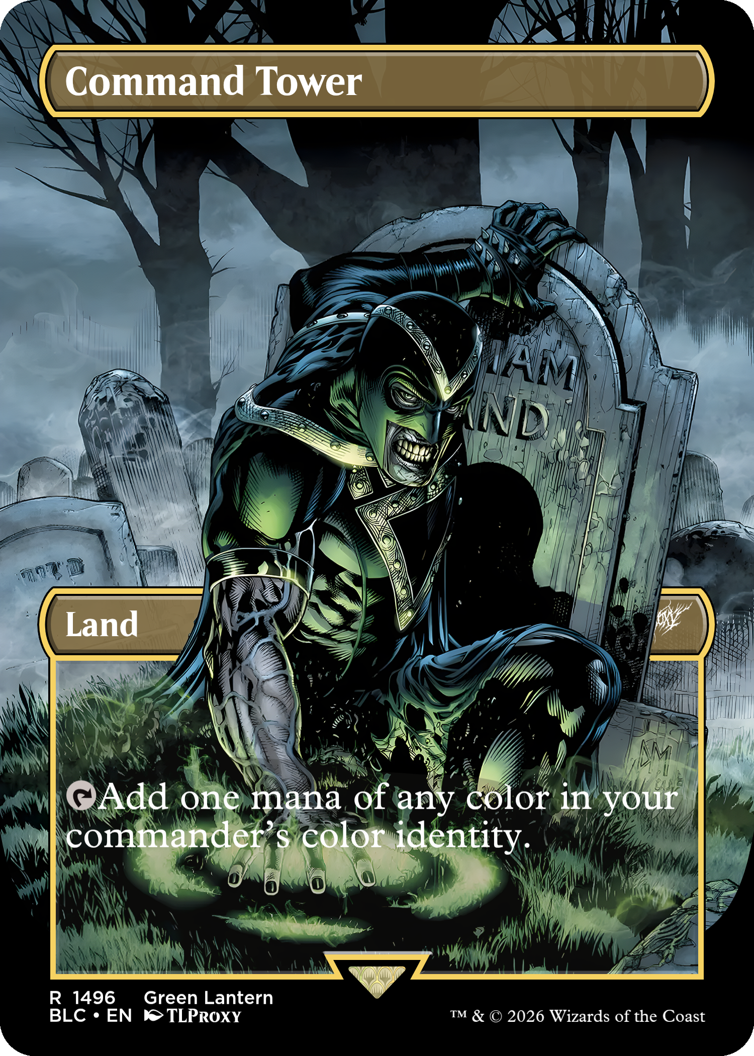 Command Tower (Black Lantern Corp) (Green Lantern)