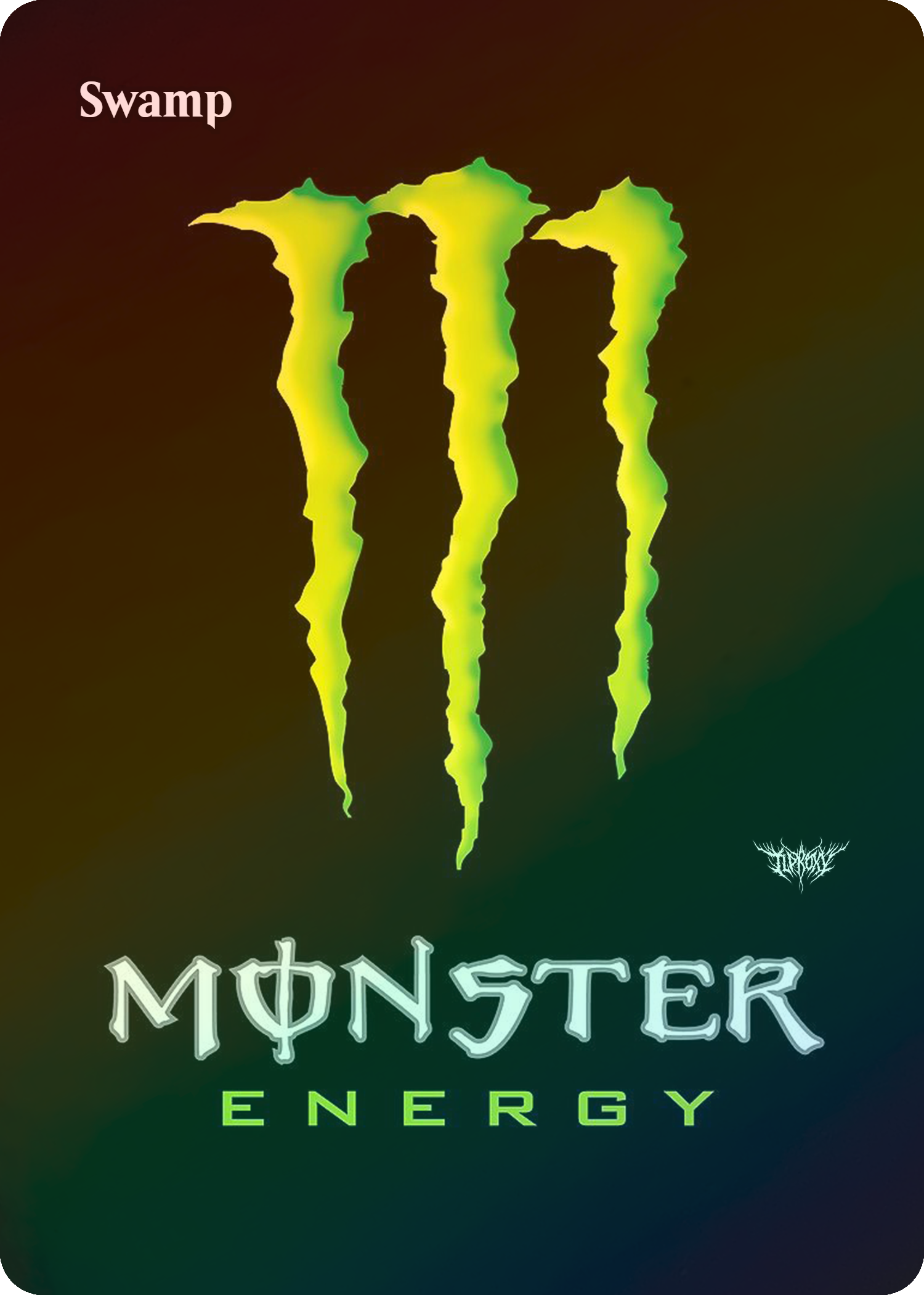 Basic Swamp (Monster Original Flavor) (Borderless)
