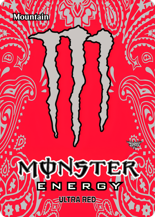 Basic Mountain (Monster Ultra Red Flavor) (Borderless)