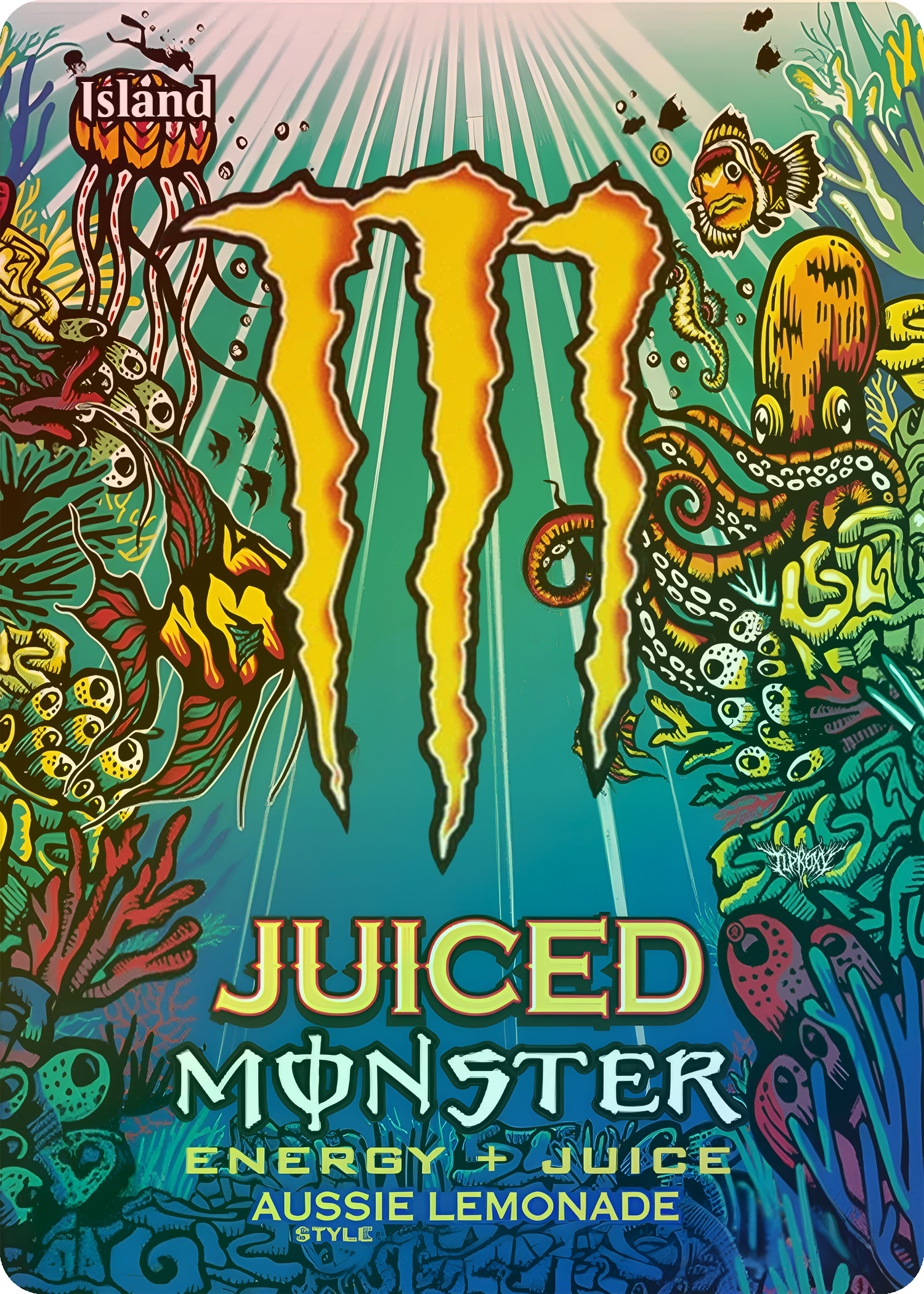 Basic Island(Monster Aussie Lemonade Flavor) (Borderless)