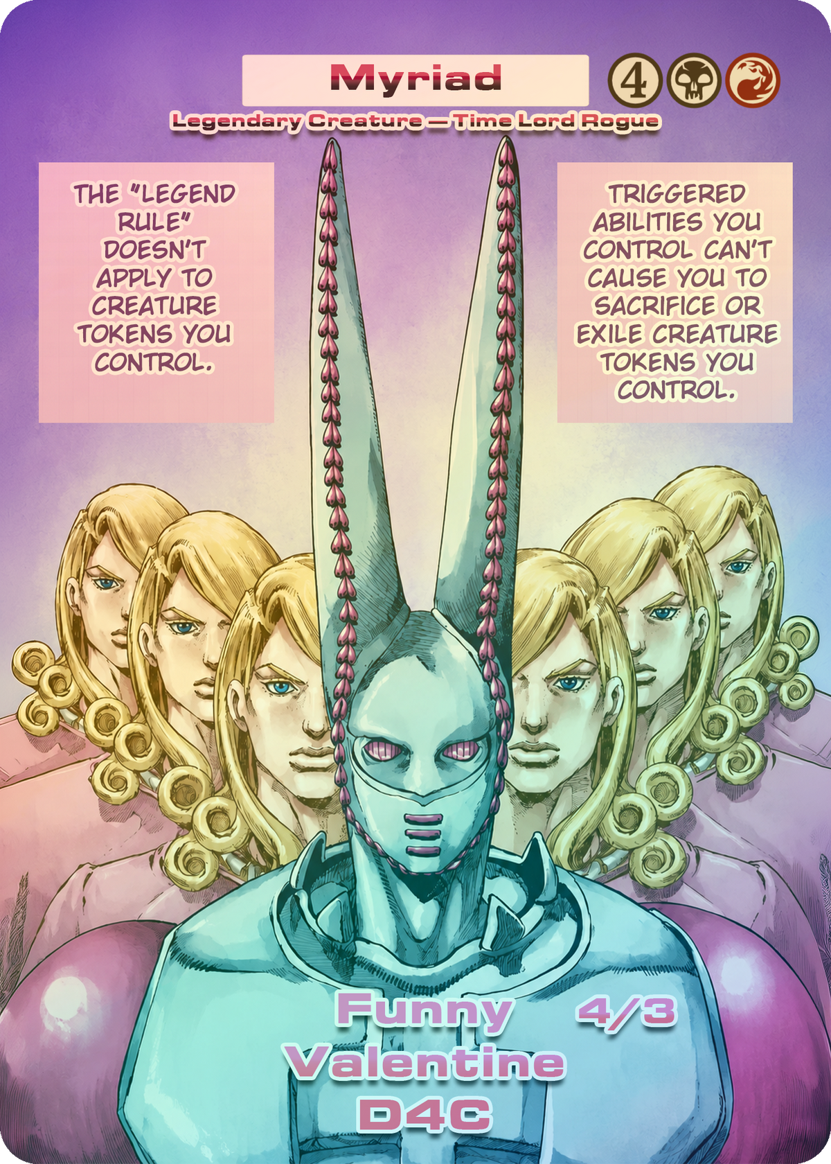 The Master, Multiplied (Funny Valentine D4C) (JoJo's Bizarre Adventure)