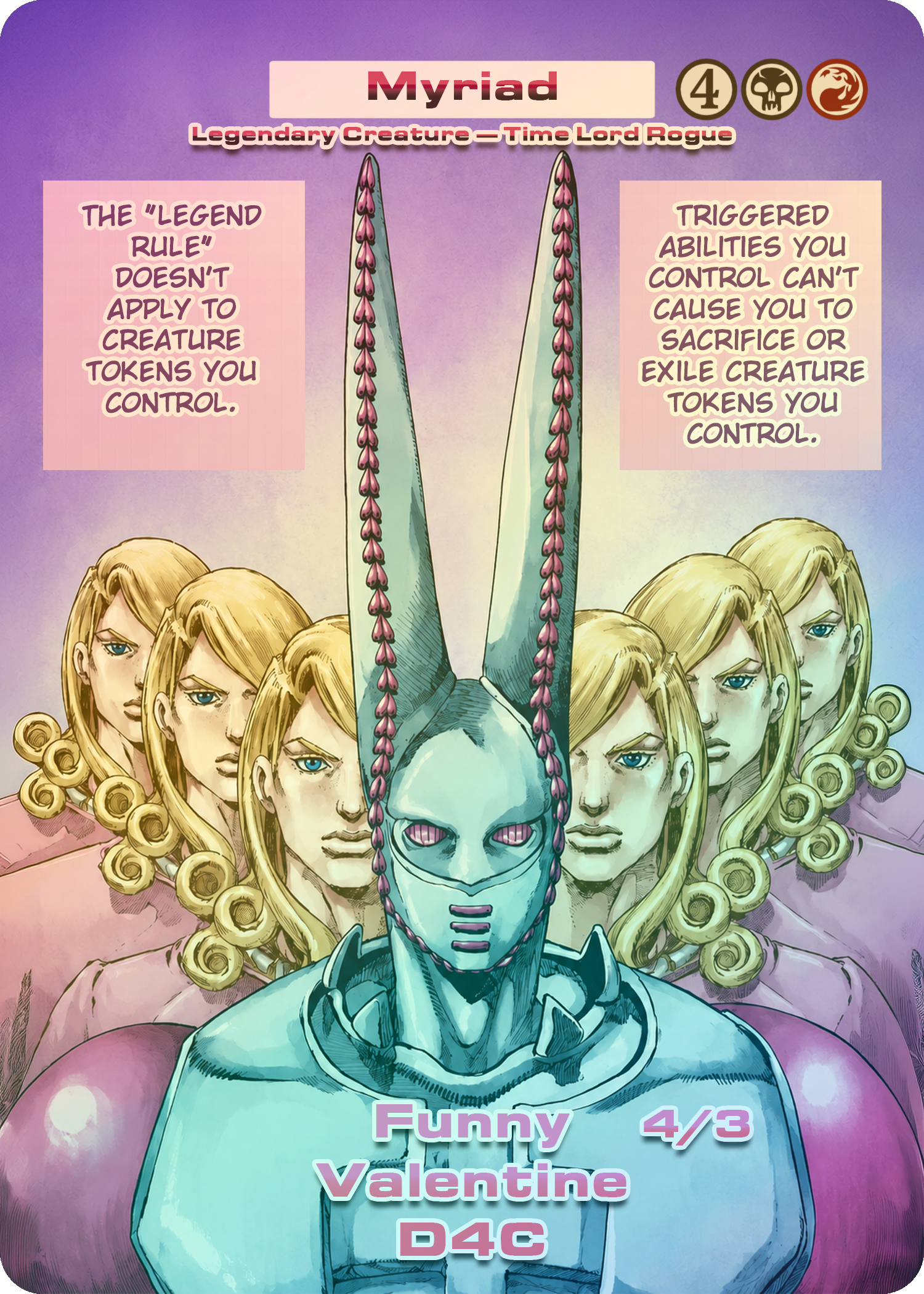 The Master, Multiplied (Funny Valentine D4C) (JoJo's Bizarre Adventure)
