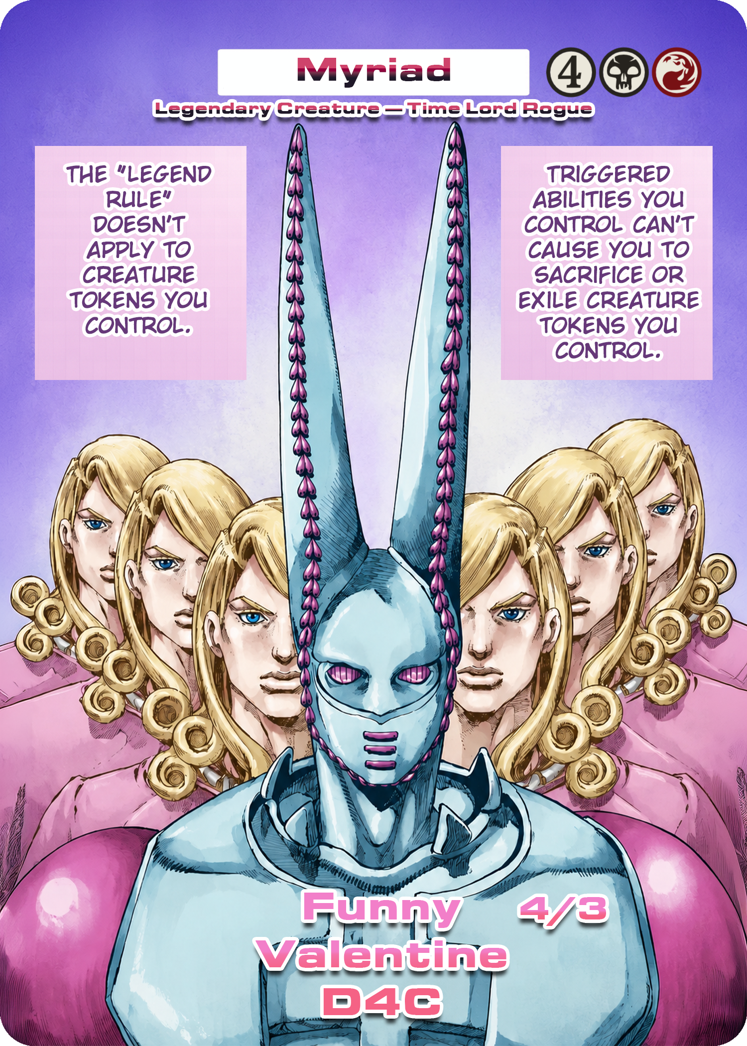 The Master, Multiplied (Funny Valentine D4C) (JoJo's Bizarre Adventure)